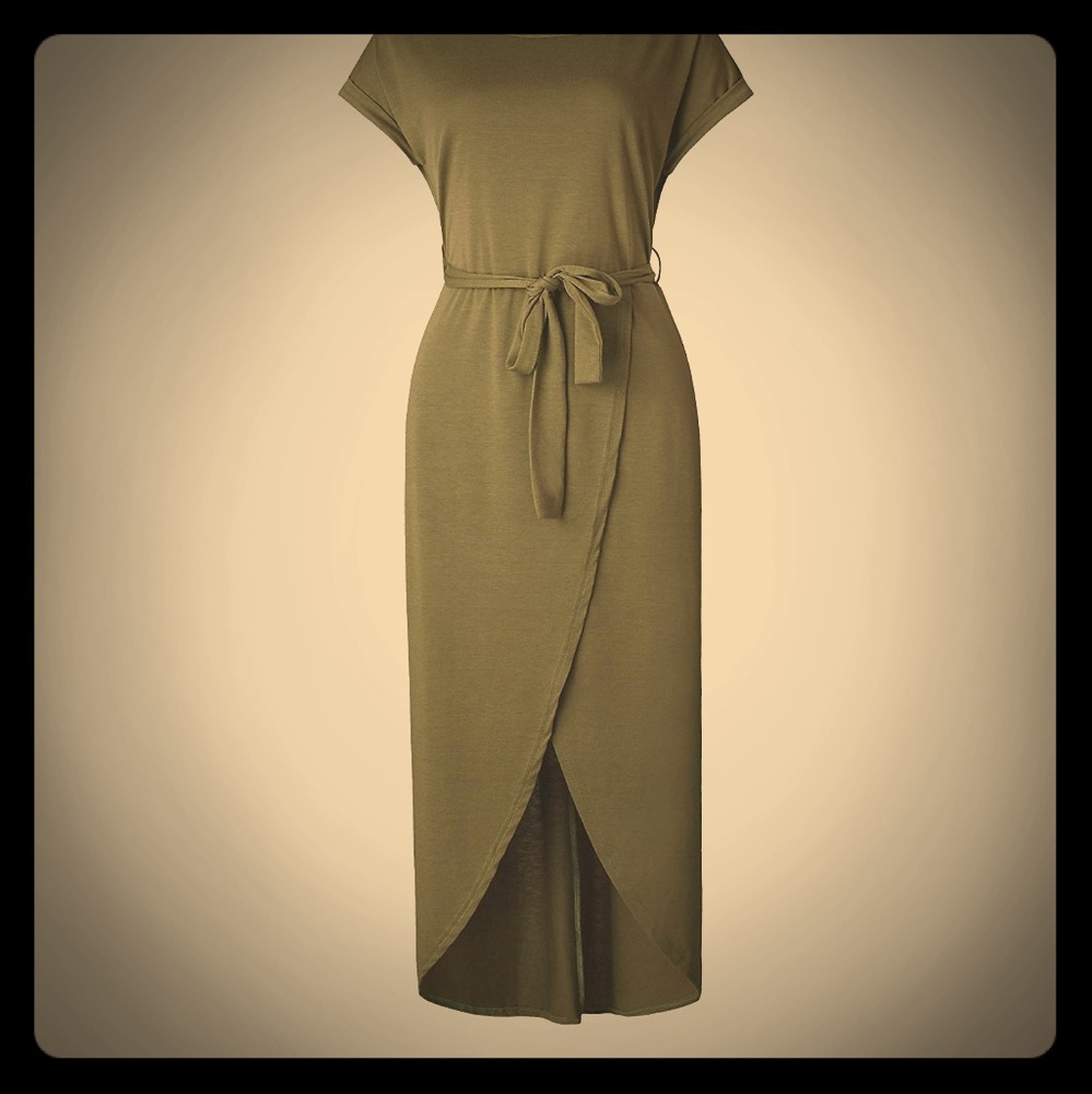 Casual asymmetrical women's dress